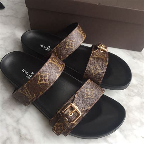 lv slippers women's.